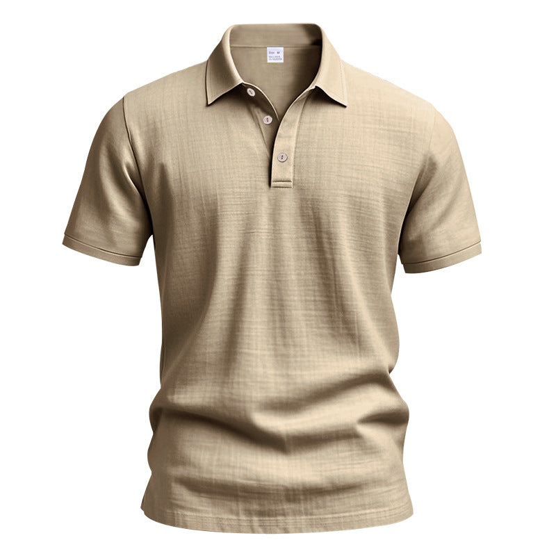 Herren Polo-Hemd mit strukturiertem Design und hochwertiger Baumwolle EB