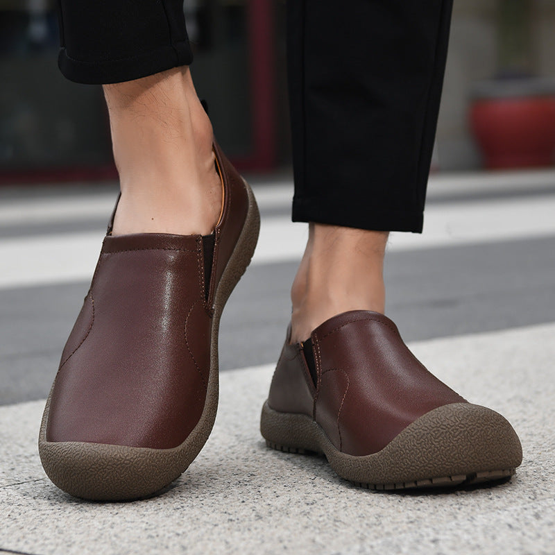 Herren Bequeme Slip-On Schuhe mit rutschfester Sohle und elastischem Einstieg EB