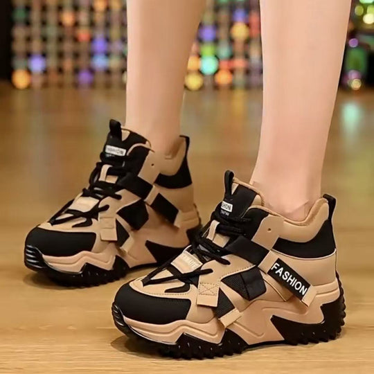 Damen Sportliche High-Top Sneakers mit herausragender Dämpfung und modischem Design EB
