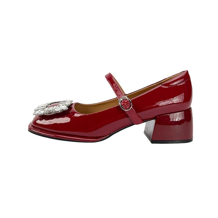 Damen Elegante Slingback-Pumps mit funkelndem Schmuckdetail EB