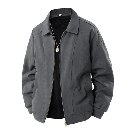 Damen modische Übergangsjacke mit elastischen Bündchen und praktischen Taschen EB
