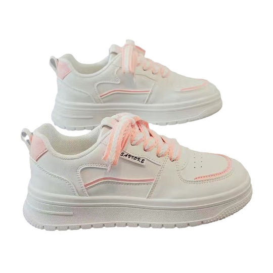 Damen Sportliche Sneakers mit modischer Plateau-Sohle und dämpfendem Komfort EB