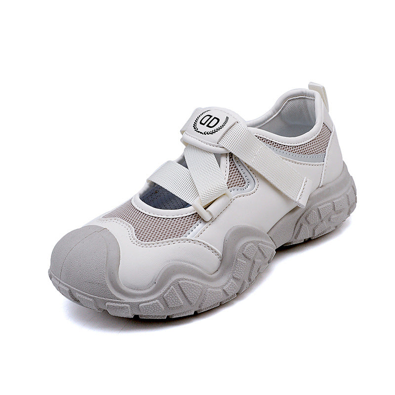 Damen Mesh-Outdoor-Sneaker mit verstellbarem Klettverschluss EB
