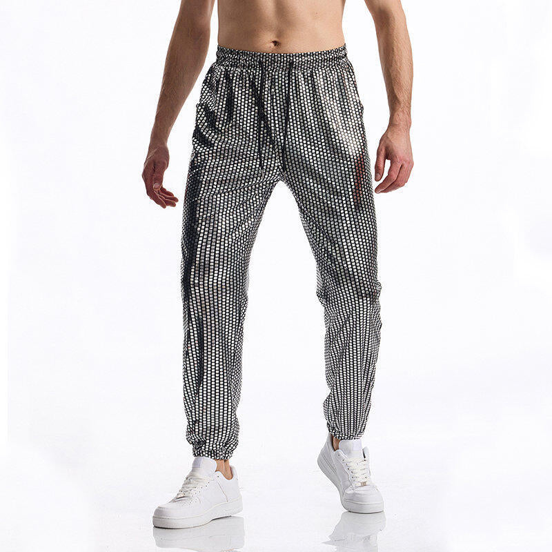Herren Sportliche Jogginghose mit reflektierendem Design EB