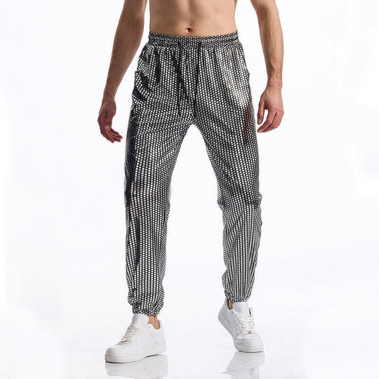 Herren Sportliche Jogginghose mit reflektierendem Design EB