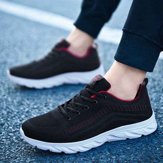 Unisex atmungsaktive leichte Strick-Sneaker mit dämpfender EVA-Sohle EB