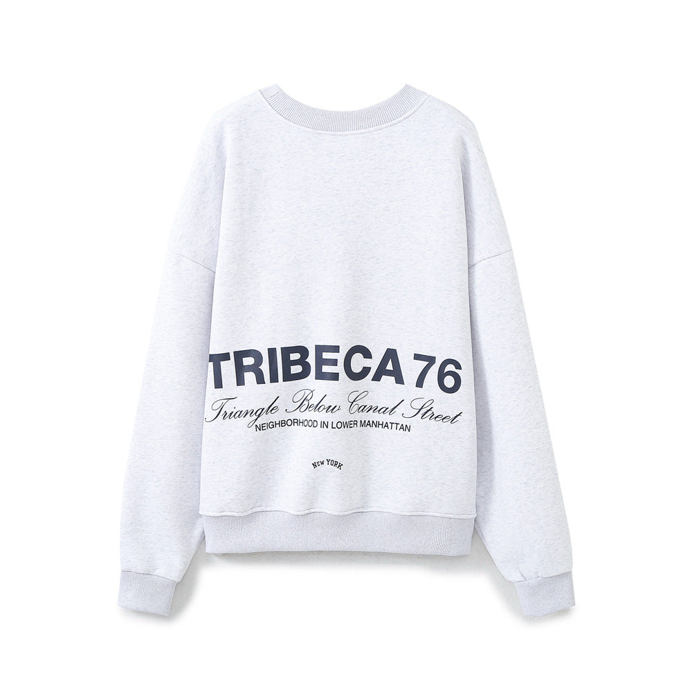 Damen Casual Sweatshirt mit New York Print EB