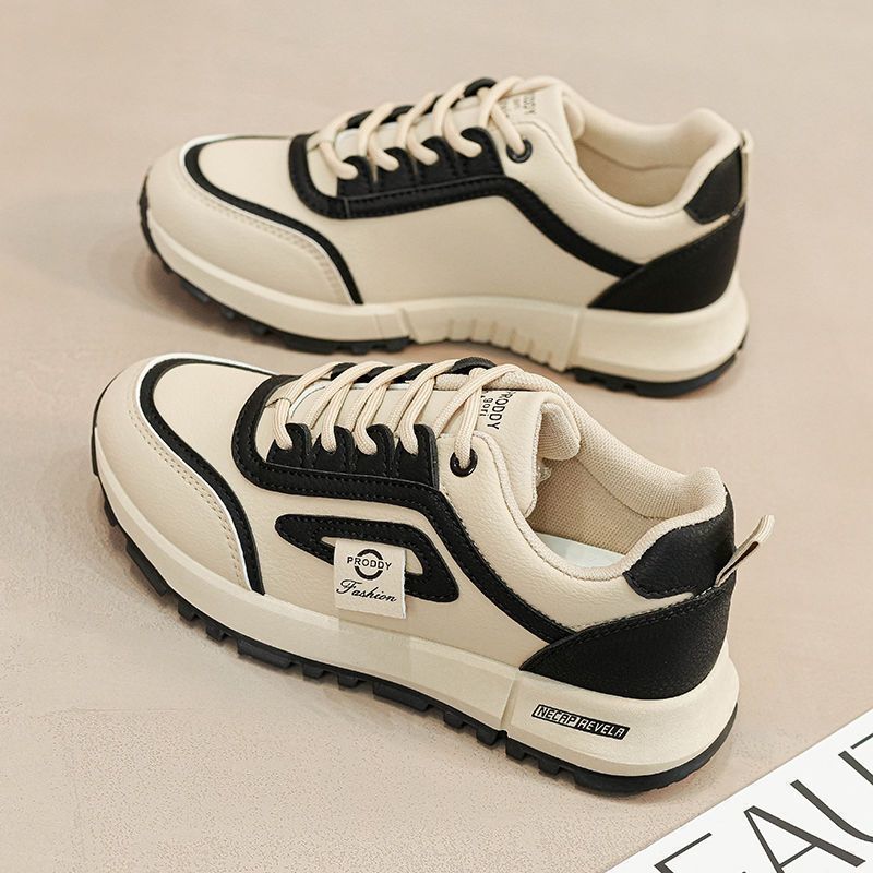 Damen sportliche Sneakers mit rutschfester Sohle und gepolstertem Innenleben EB