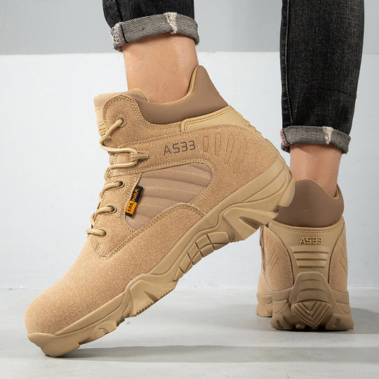 Herren Hochleistungs-Trekkingstiefel mit griffiger Sohle und atmungsaktiver Konstruktion EB