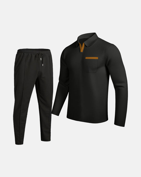 Herren Kombi-Outfit mit Poloshirt und Jogginghose EB
