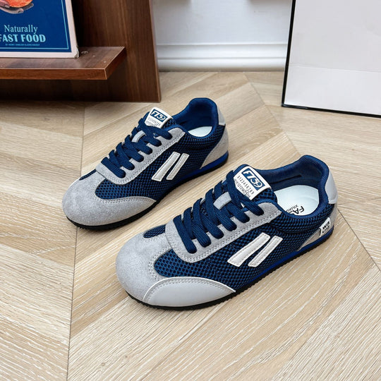 Damen Freizeit Sneakers mit atmungsaktiver Oberflächenstruktur und robustem Laufsohlenprofil EB