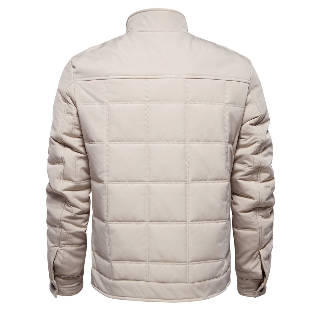 Herren Winterjacke mit gefüttertem Kragen und praktischen Taschen EB