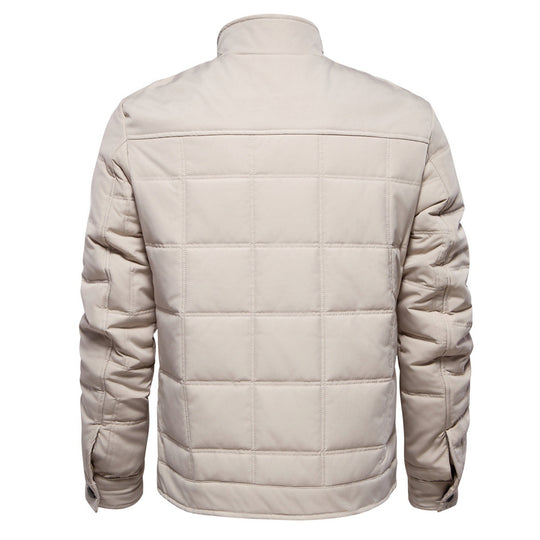 Herren Winterjacke mit gefüttertem Kragen und praktischen Taschen EB