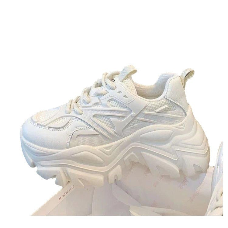 Damen Sportliche Chunky Sneakers mit verstärkter Sohle und atmungsaktiver Mesh-Oberfläche EB