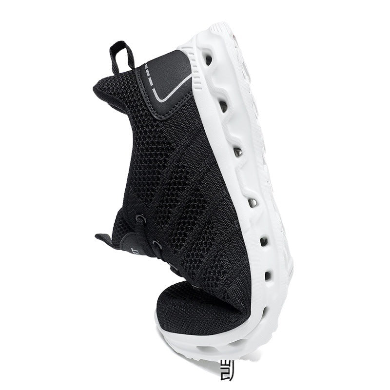 Damen Sportliche atmungsaktive Sneakers mit flexibler Laufsohle EB