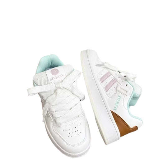 Damen Komfortable Sneakers mit atmungsaktiver Mesh-Oberfläche und dämpfender Sohle EB