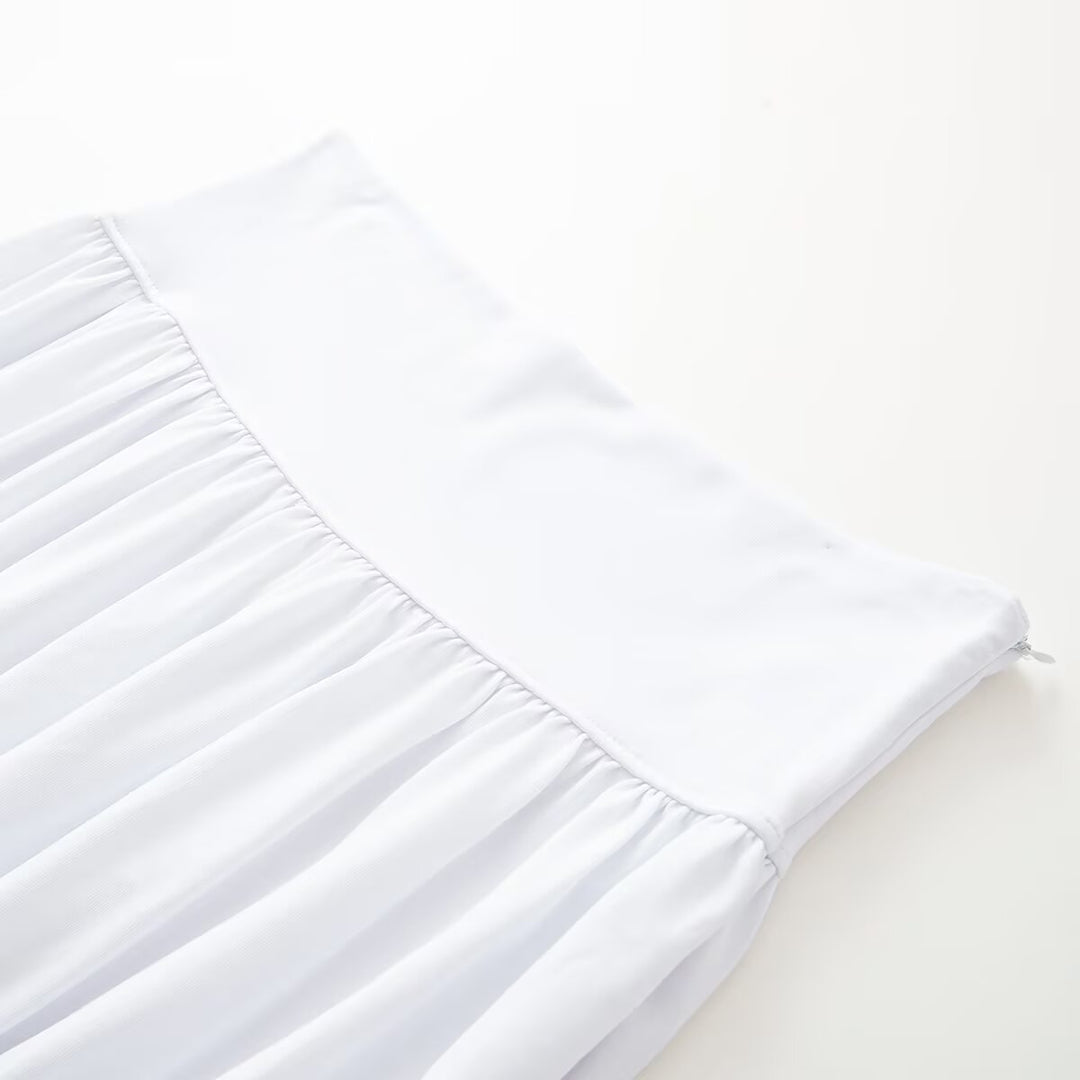 Damen Midirock mit elegantem Gummizug und luftigem Schnitt EB