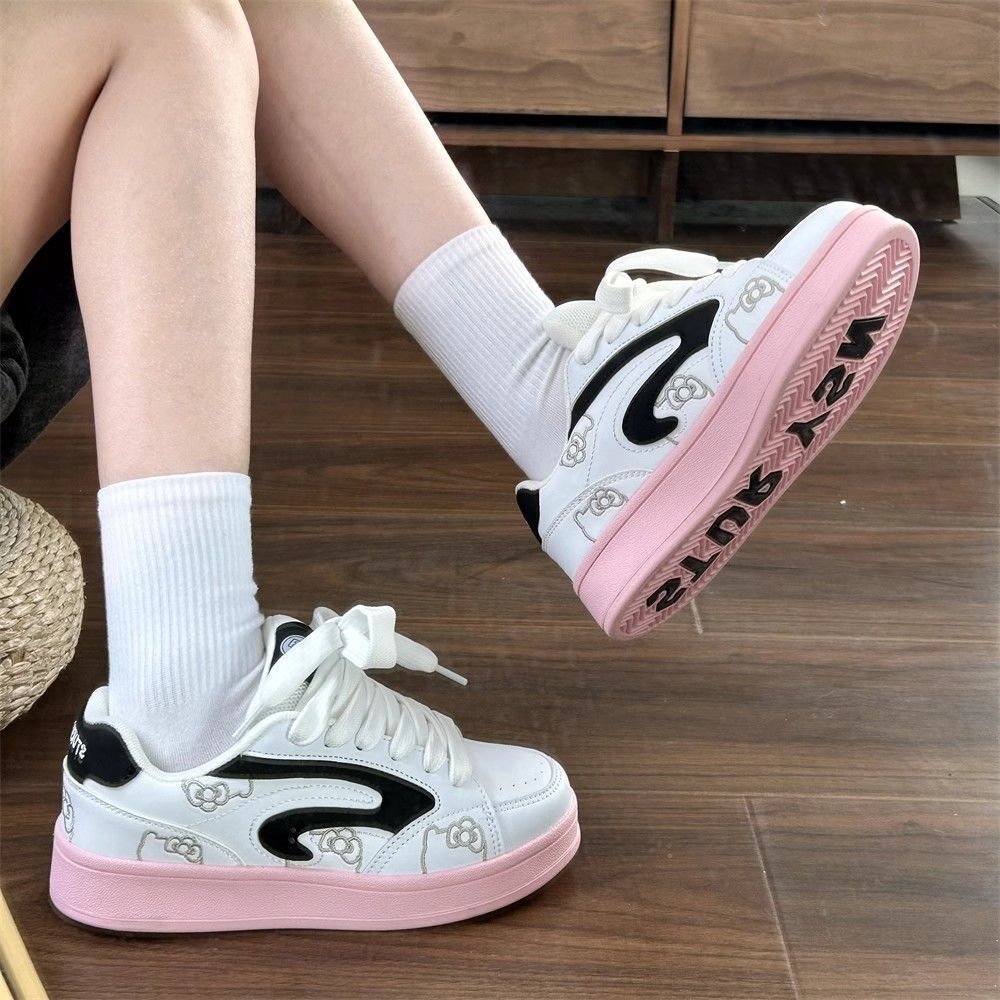 Damen Sneakers im trendigen Cartoon-Design mit gepolsterter Innensohle EB