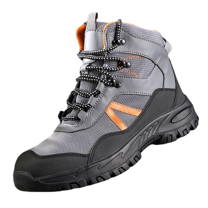 Anti-Smash und Anti-Durchstich High-Top Flugsicherheitsschuhe aus atmungsaktivem Gewebe EB