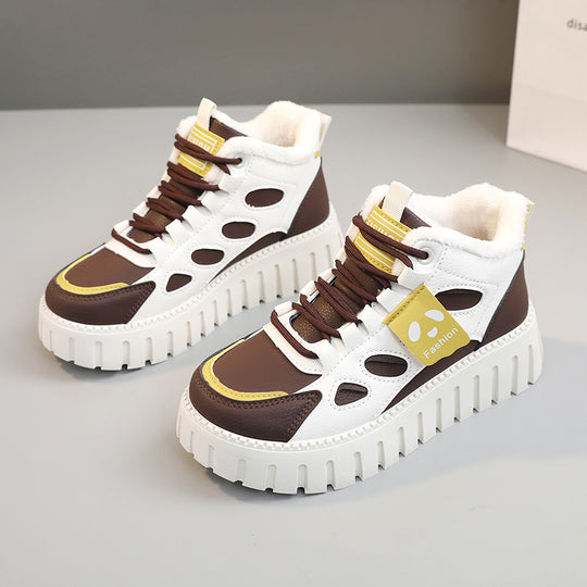 Damen High-Top Sneaker mit bequemer Fütterung und sportlichem Design EB