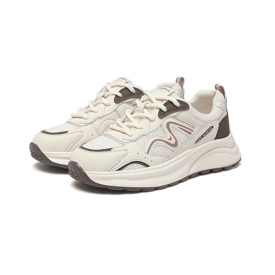 Damen Sportliche Lifestyle-Sneaker mit atmungsaktivem Mesh und dämpfender Sohle EB