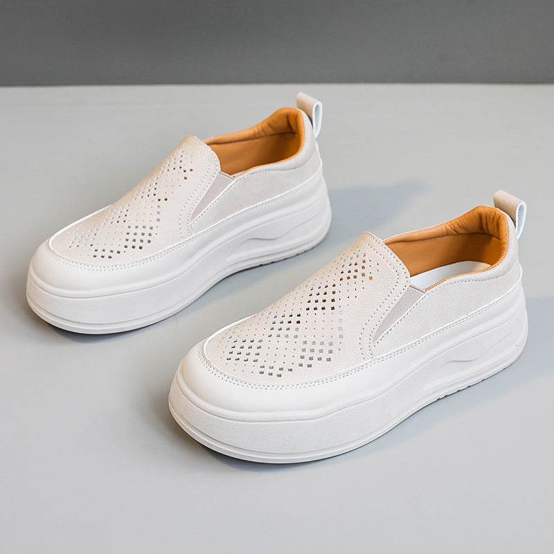 Damen Slip-On Sneakers mit atmungsaktivem Obermaterial und dämpfendem Fußbett EB
