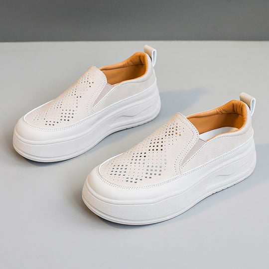 Damen Slip-On Sneakers mit atmungsaktivem Obermaterial und dämpfendem Fußbett EB