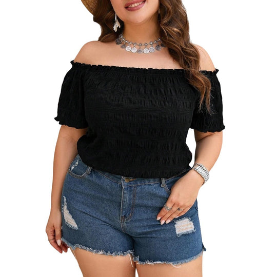 Damen Off-Shoulder Bluse EB