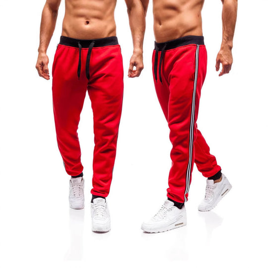 Herren Sportliche Jogginghose mit seitlichen Kontraststreifen EB