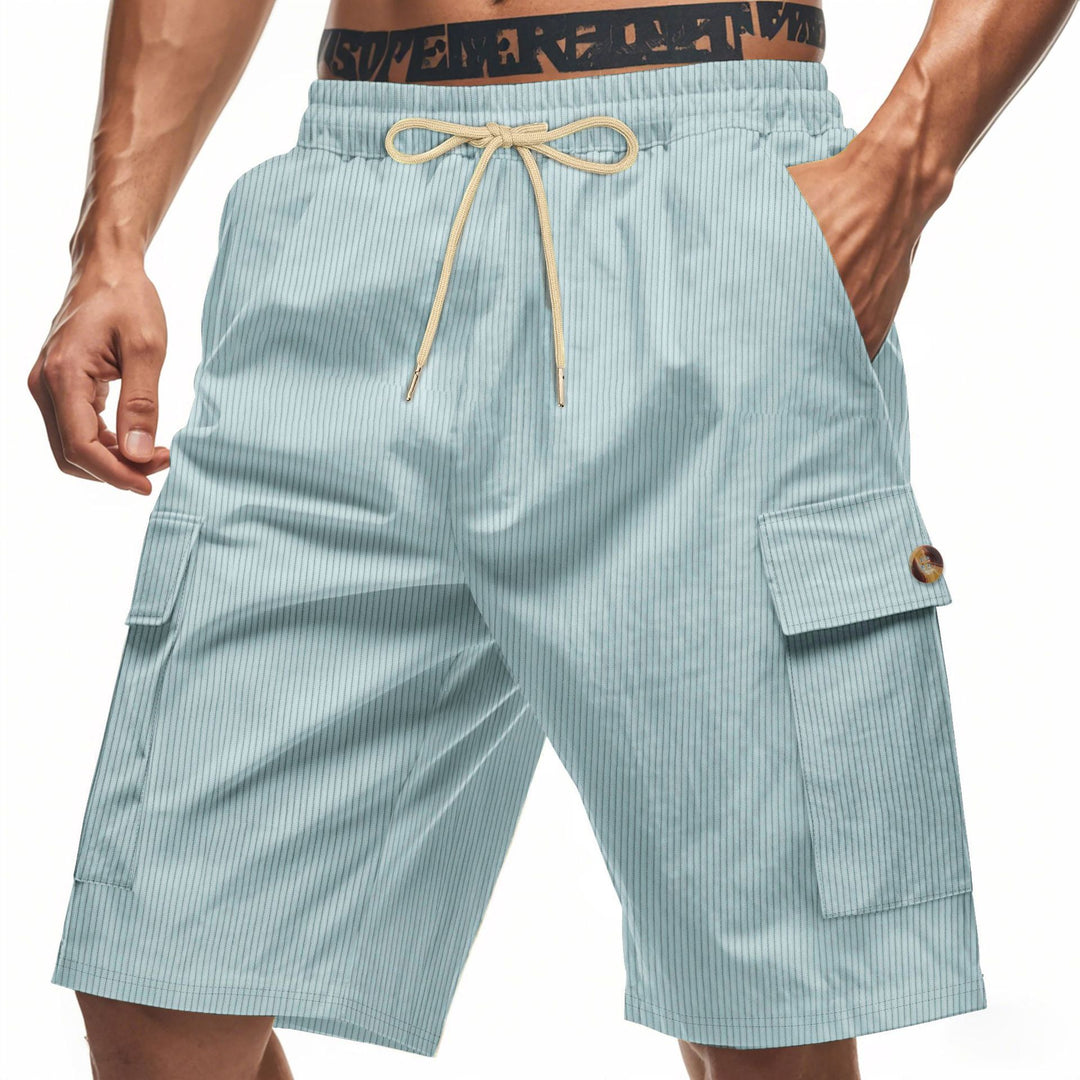 Herren Cargo-Shorts mit verstellbarem Kordelzug und praktischen Seitentaschen EB