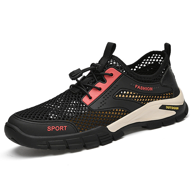 Damen Atmungsaktive Sportliche Sneaker mit Schnellverschluss EB