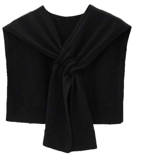 Damen modische Strickschal mit knoten Detail EB