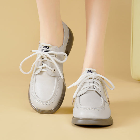Damen Komfortable Schnürschuhe mit orthopädischem Fußbett und modischem Design EB