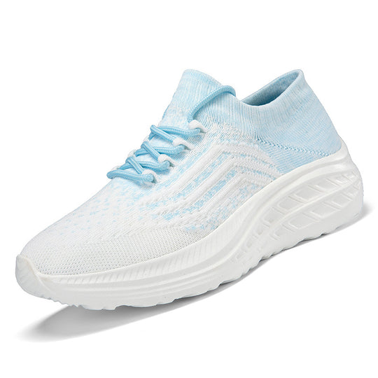 Damen Sportliche Laufschuhe mit atmungsaktivem Strick-Obermaterial und flexibler Sohle EB