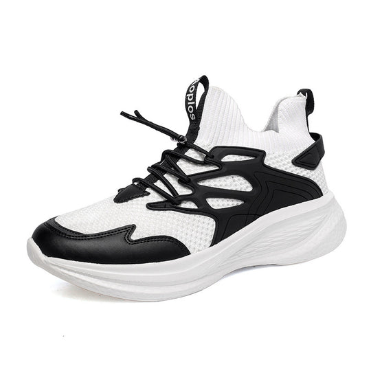 Damen Sportliche Sneakers mit elastischem Obermaterial und rutschfester Sohle EB