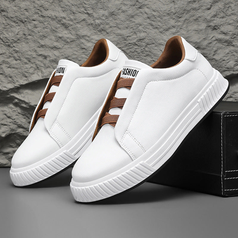 Damen Bequeme Slip-On Sneakers mit elastischen Bändern EB