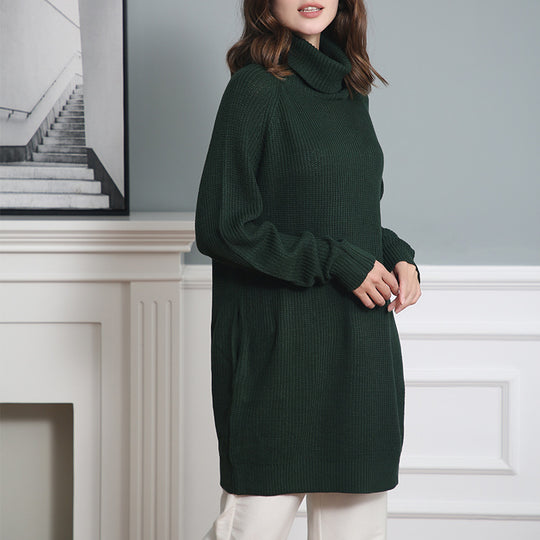 Damen Kuscheliger Rollkragenpullover aus weichem Strick EB