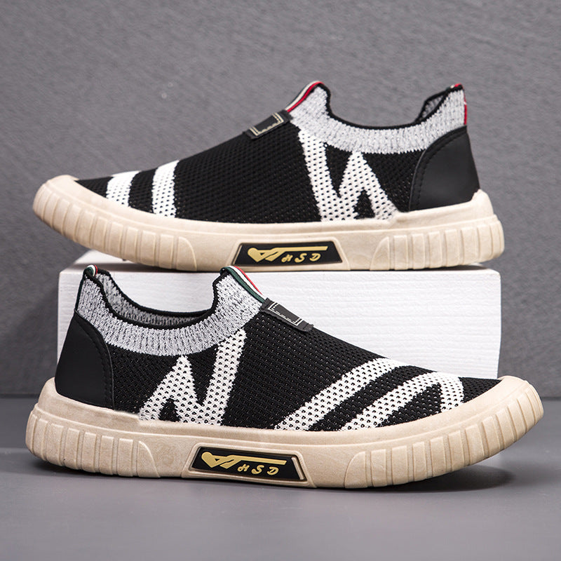Damen Atmungsaktive Slip-On Sneakers mit flexiblem Obermaterial EB