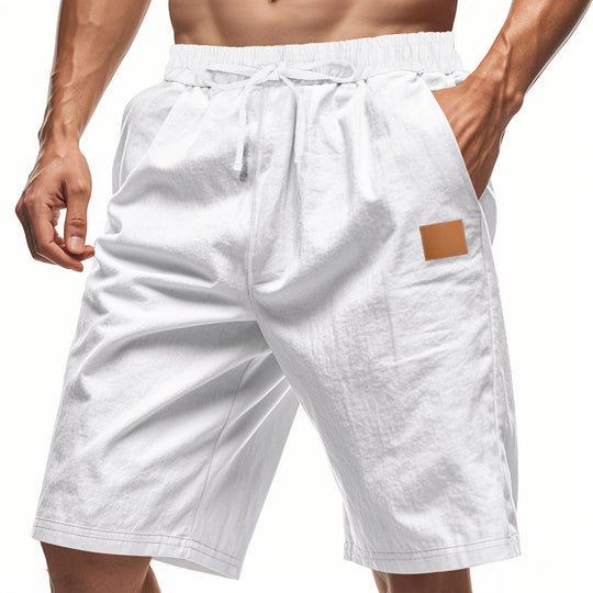 Herren lässige Shorts mit elastischem Bund und praktischen Taschen EB