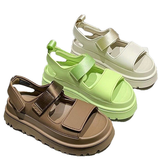 Damen Sportliche Sandalen mit ergonomischem Fußbett und rutschfester Sohle EB
