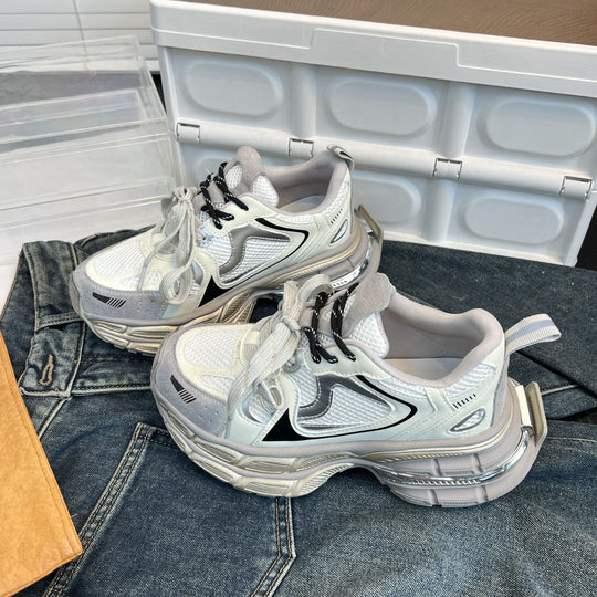 Damen Sportliche Sneakers mit atmungsaktiver Mesh-Oberfläche und stabiler Dämpfungstechnologie EB