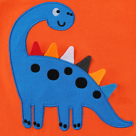 Jungen T-Shirt mit verspieltem Dinosaurier-Motiv EB