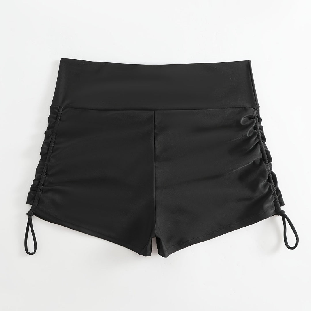 Damen Badeshorts mit verstellbarem Bund EB