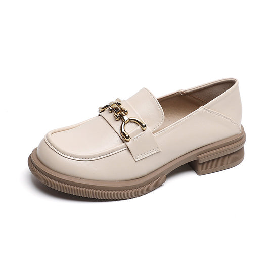 Damen Mokassin-Slipper mit elegantem Schnallenakzent und komfortabler Sohle EB