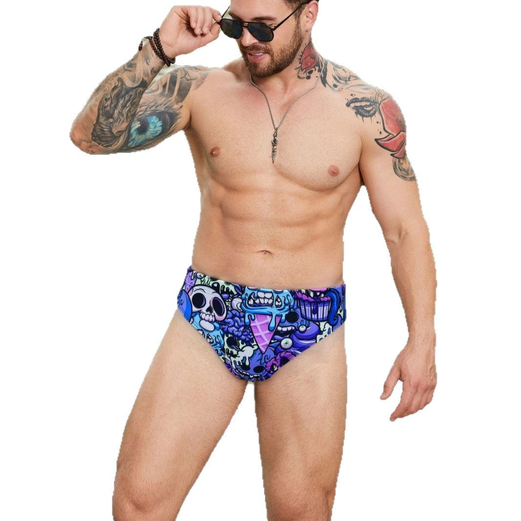 Herren Sportliche Badeshorts mit aufregendem Grafikdesign EB
