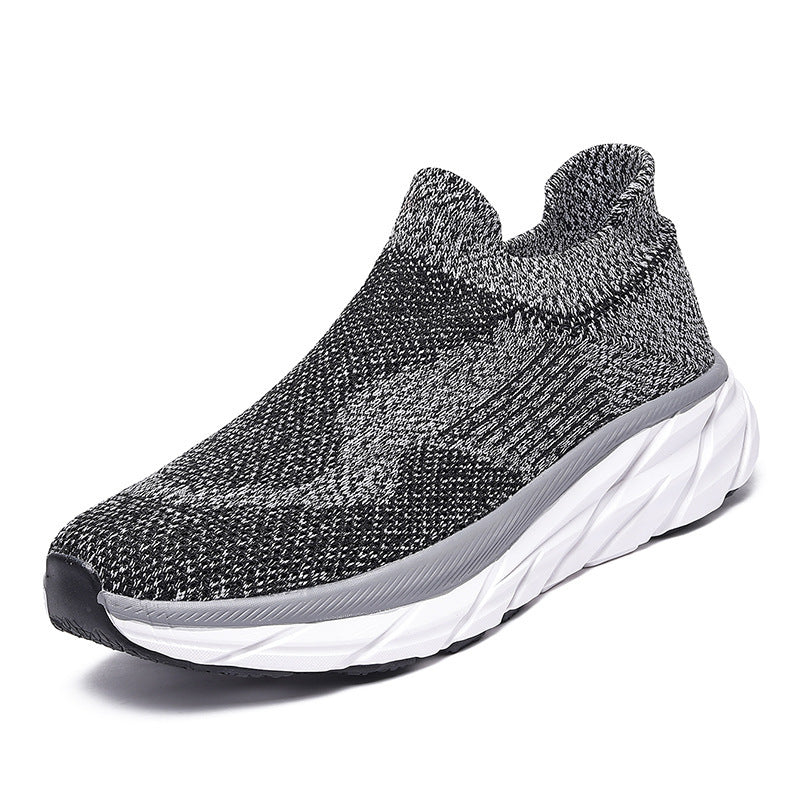 Damen Bequeme und flexible Slip-On Sportschuhe mit atmungsaktivem Obermaterial EB