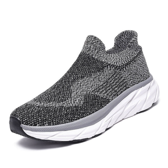 Damen Bequeme und flexible Slip-On Sportschuhe mit atmungsaktivem Obermaterial EB