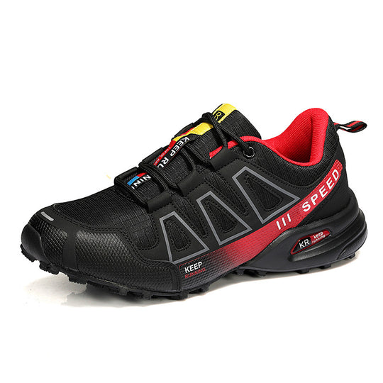 Herren nan robuster Trailrunning-Laufschuh mit stoßdämpfender EVA-Zwischensohle und griffiger Profillaufsohle EB