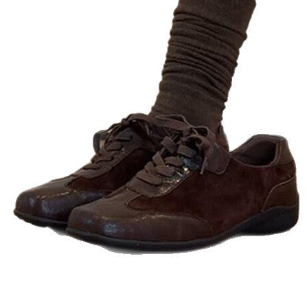 Damen modische Freizeitschuhe mit elegantem Schnürsystem EB