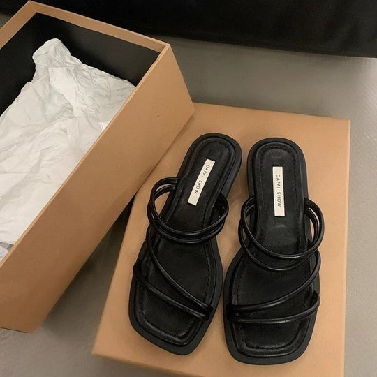 Damen Riemchen-Sandalen mit bequemem Fußbett und modischem Design EB